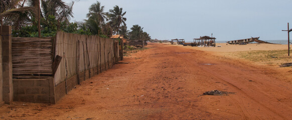 Beautiful view of Grand-Popo, Benin