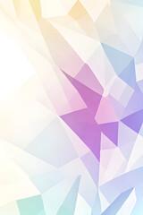 Obraz premium Abstract pastel color triangle geometric polygon crystal pattern background contemporary modern style