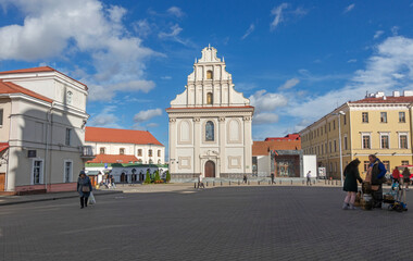 Naklejka premium Church of the Holy Spirit of the Basilian Monastery In Minsk