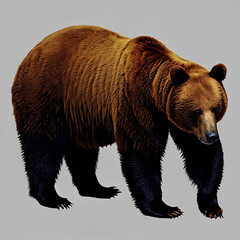 brown bear in the forest