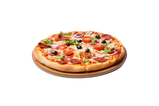 italian pizza transparent background