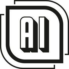 AI Letter Monogram Logo Design