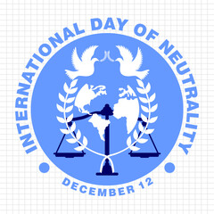 International day of Neutrality, December 12