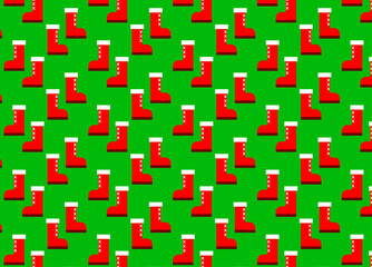 クリスマス用赤いブーツの背景壁紙素材