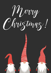 cartes de noel, merry christmas, 2024, gnomes de noel, noël, carte, vecteur, cadeau, vacances, illustration, père noël, dessin animé, célébration, hiver, content, joyeux, conception, saluer, fun, art,