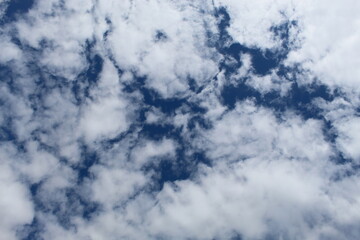 blue sky with clouds