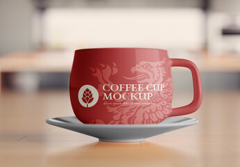 Colorfull Coffee Cup Mockup