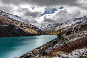 Obraz premium Lake Moiry in Switzerland