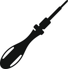 Laptop repair screwdriver icon simple vector. Data system. Screen protect