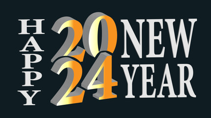 Happy New Year Celebration Text Animation