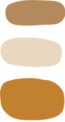 Simple Bubble  Shape. Label Sticker