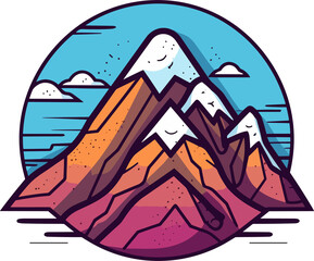 Mountain illustration 