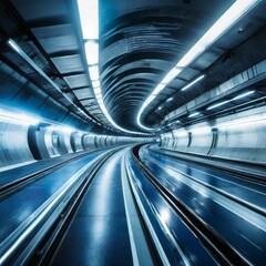 未来の高速鉄道 - obrazy, fototapety, plakaty