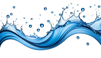 Panoramic coffee beans isolated on white background,