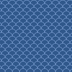 Fish scale seamless pattern