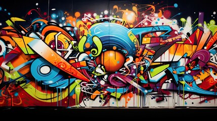 wall with graffiti