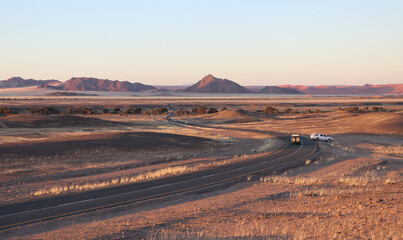 route de sossusvlei - Namibie