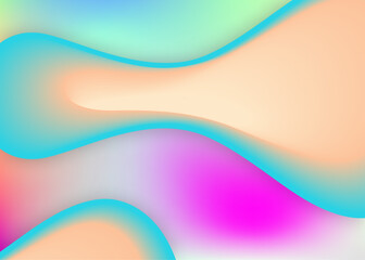 Fluid shape background with liquid dynamic elements.