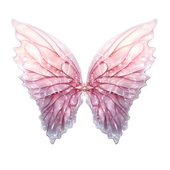 Pink fairy wings. Ai generated image - 673785569