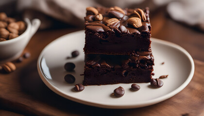 Homemade Delight: Brownie Cake