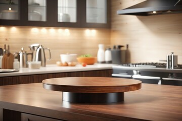 Kitchen themed product display platform