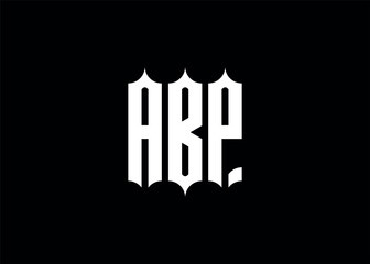 ABP initial monogram letter business logo