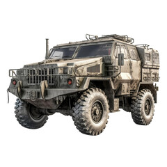 Military vehicle hyper detailed very hight quality  AI generated illustration