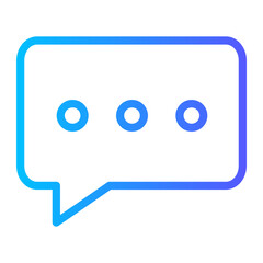 chat gradient icon