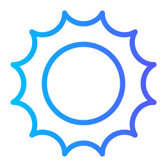 sun gradient icon