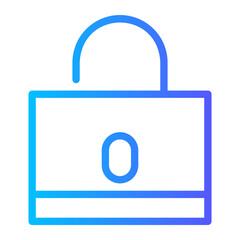 unlock gradient icon