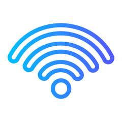wireless gradient icon