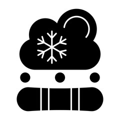 Snowboarding Icon
