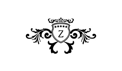 Luxury Wedding Card Logo Z