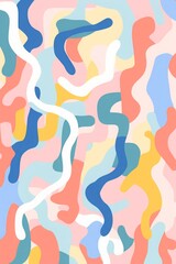 Whimsical Pastel Confetti Pattern