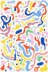 Whimsical Pastel Confetti Pattern