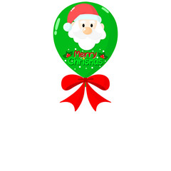 Merry Christmas Santa balloon
