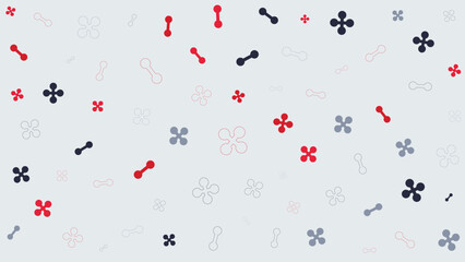 shape pattern organic colorfull background