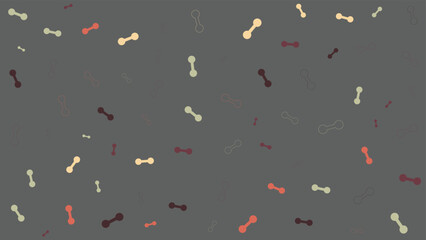 shape pattern organic colorfull background