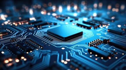 Circuit board, Transfer of digital data, Numerous digital data calculations, Flow of information.