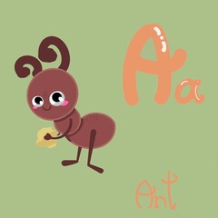 alphabet letter card