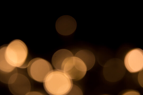 Holiday template with bokeh lights for design