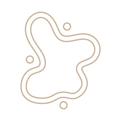 Fototapeta premium Abstract Blob Line