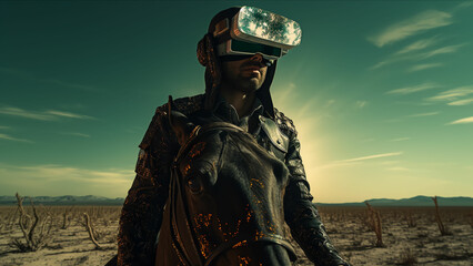 Naklejka premium Metaverse is Fashion