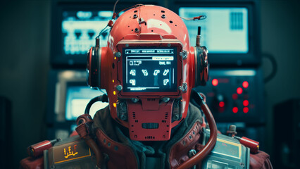 Fototapeta premium Metaverse Cyberpunk City Fashion