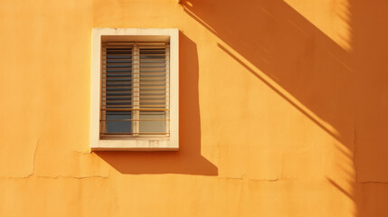 Fototapeta na wymiar typical old window in mediterranean city
