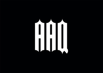 AAQ initial monogram letter business logo.