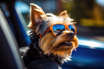A Cool Canine Cruising in Style