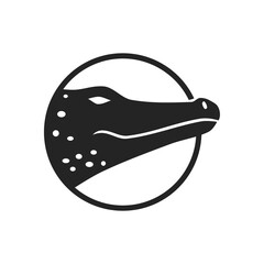 crocodile logo template Isolated. Brand Identity. Icon Abstract Vector graphic