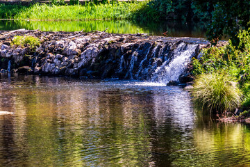 Rio Arnoia en el municipio de Allariz.