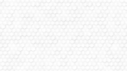 Hexagon white background. Geometric grid. Honeycomb texture. Honey wallpaper. Hex structure. Mosaic wall. Business presentation. Polygon cell banner. Computer data. Vector illustration.